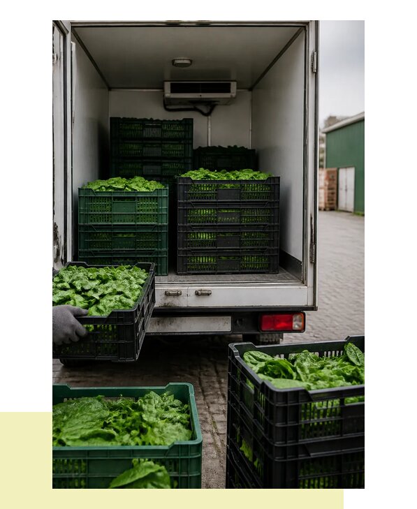 Перевозка шпината в Изобильный с сохранением свежести продукции